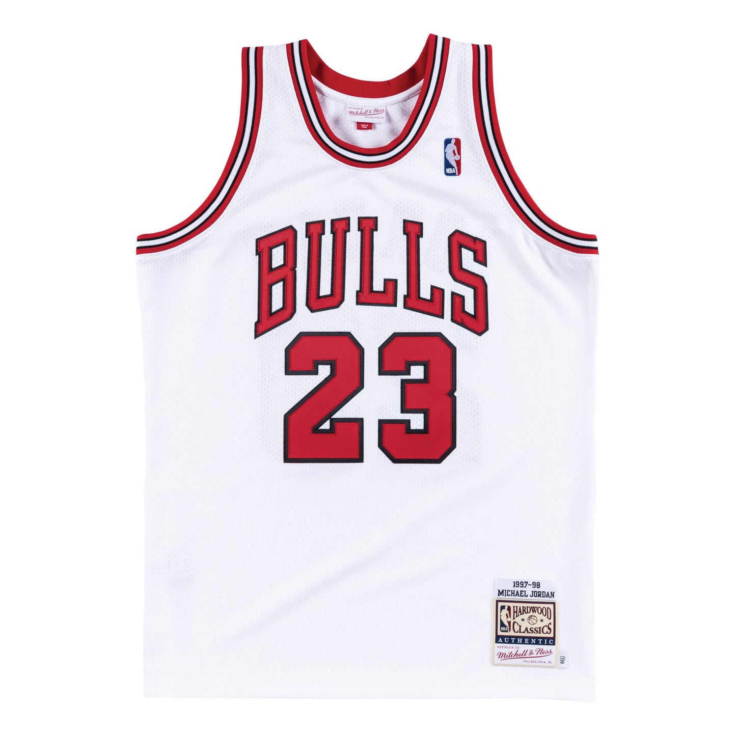 Authentic Jersey Chicago Bulls Home 1997-98 Michael Jordans