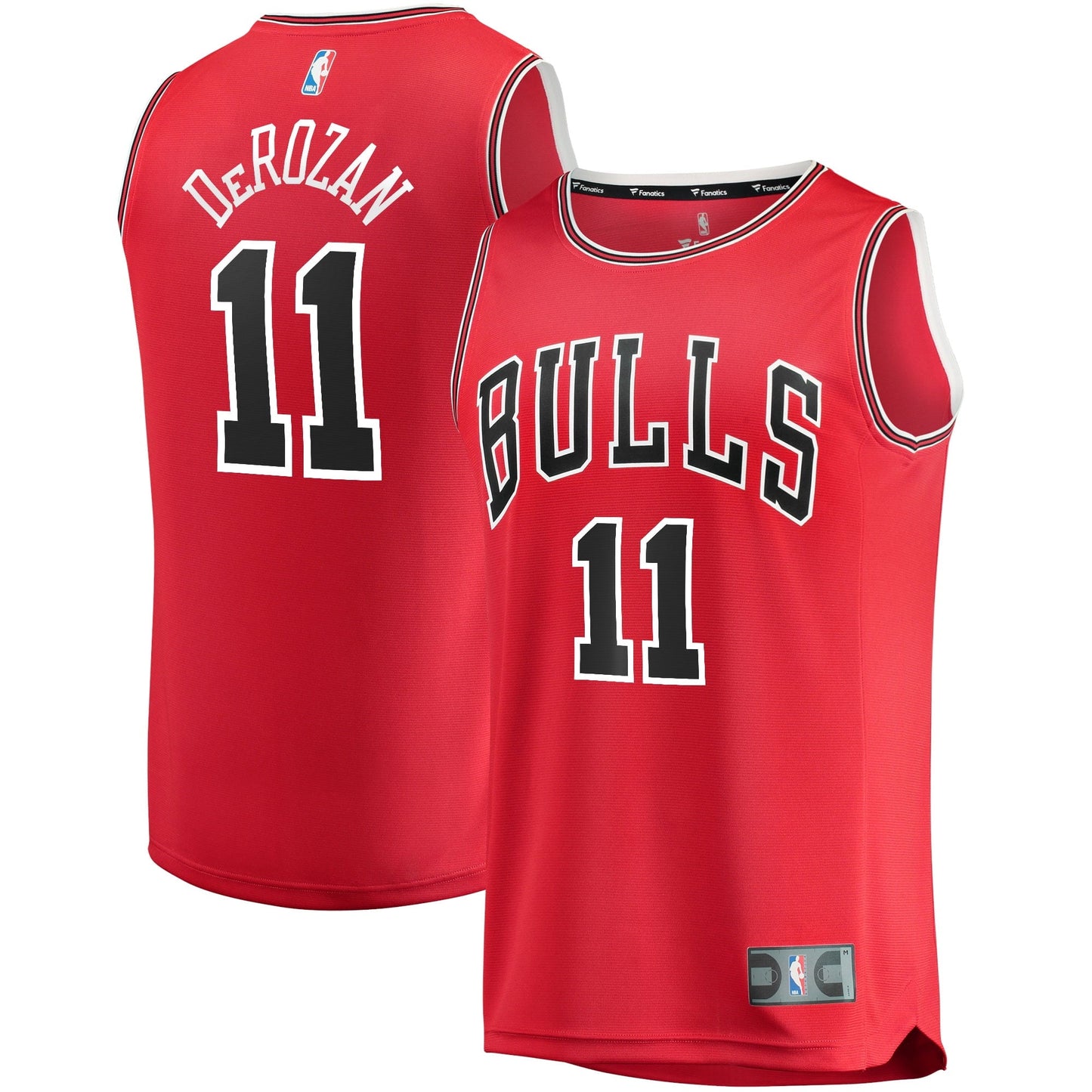 Men's Fanatics Branded DeMar DeRozan Red Chicago Bulls 2021/22 Fast Break Replica Player Jersey - Icon Edition