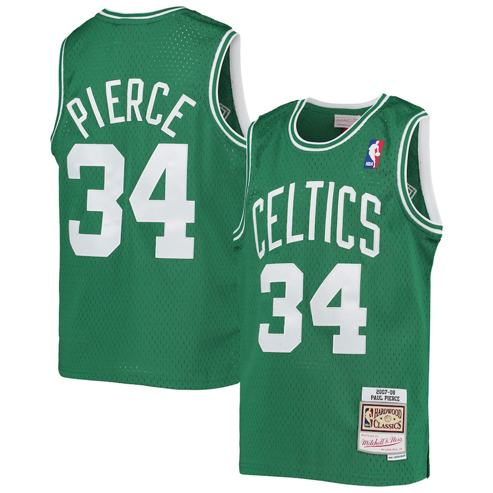 Men's Boston Celtics Paul Pierce 2007-08 Hardwood Classics Jersey - Green