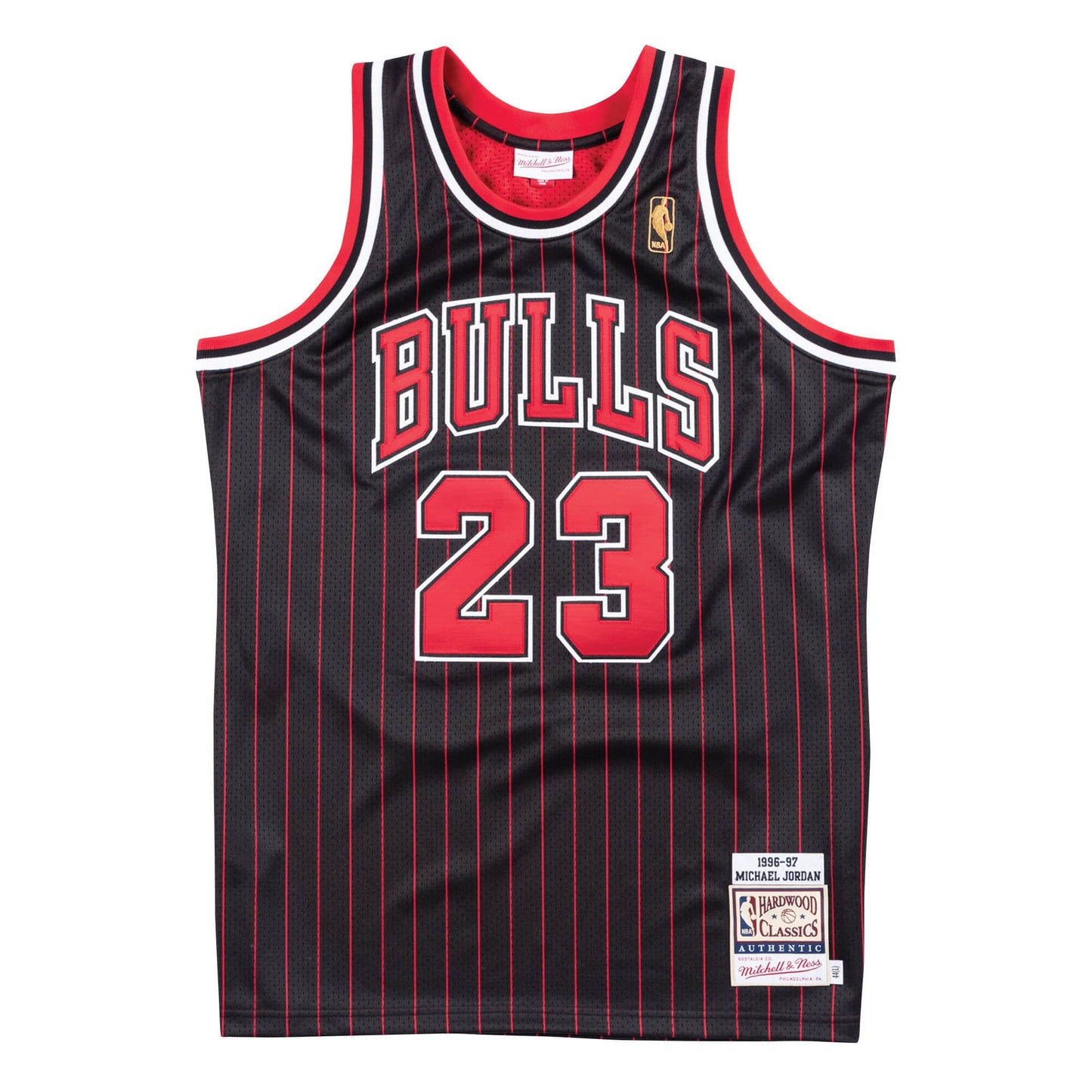 Authentic Jersey Chicago Bulls Alternate 1996-97 Michael Jordans