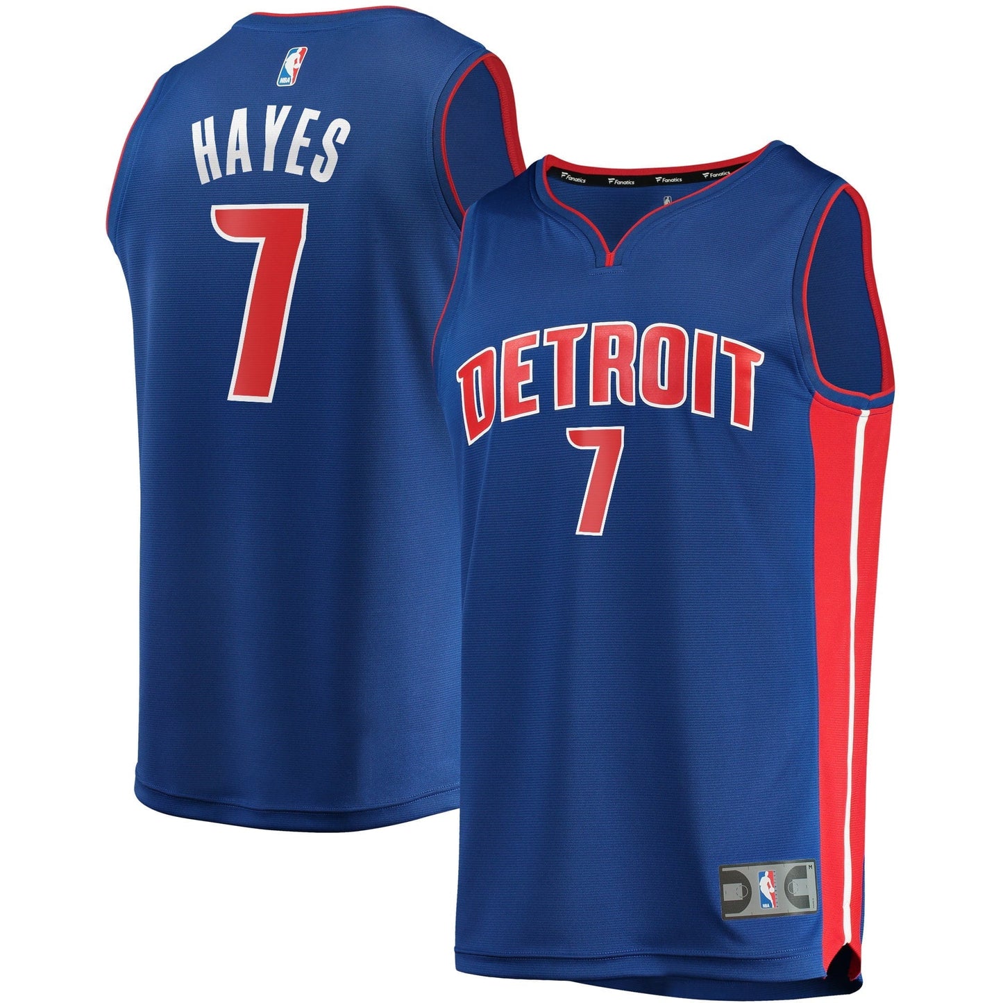 Youth Fanatics Branded Killian Hayes Blue Detroit Pistons 2020 NBA Draft First Round Pick Fast Break Replica Jersey -