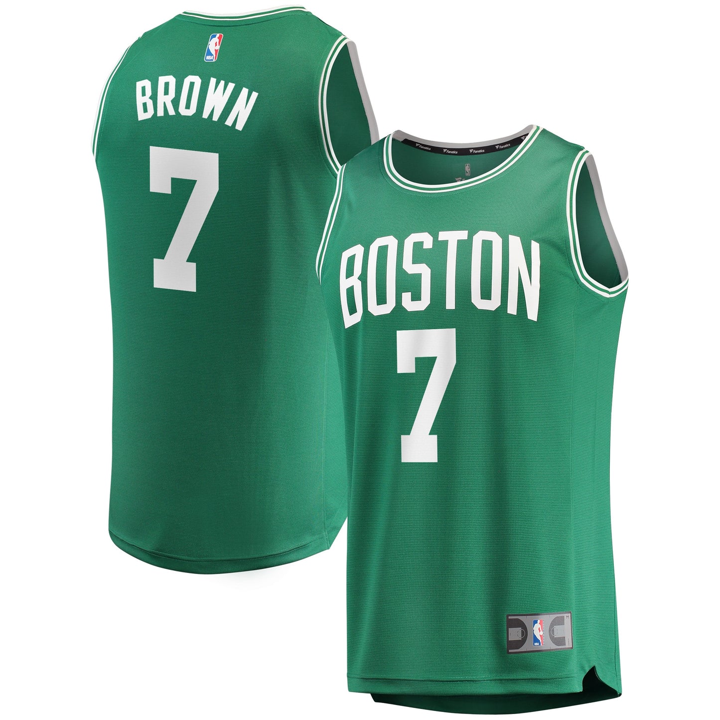 Jaylen Brown Boston Celtics Fanatics Branded Fast Break Replica Player Jersey - Green