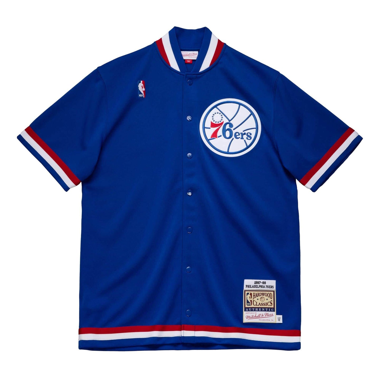 Authentic Philadelphia 76ers 1987-88 Shooting Shirt