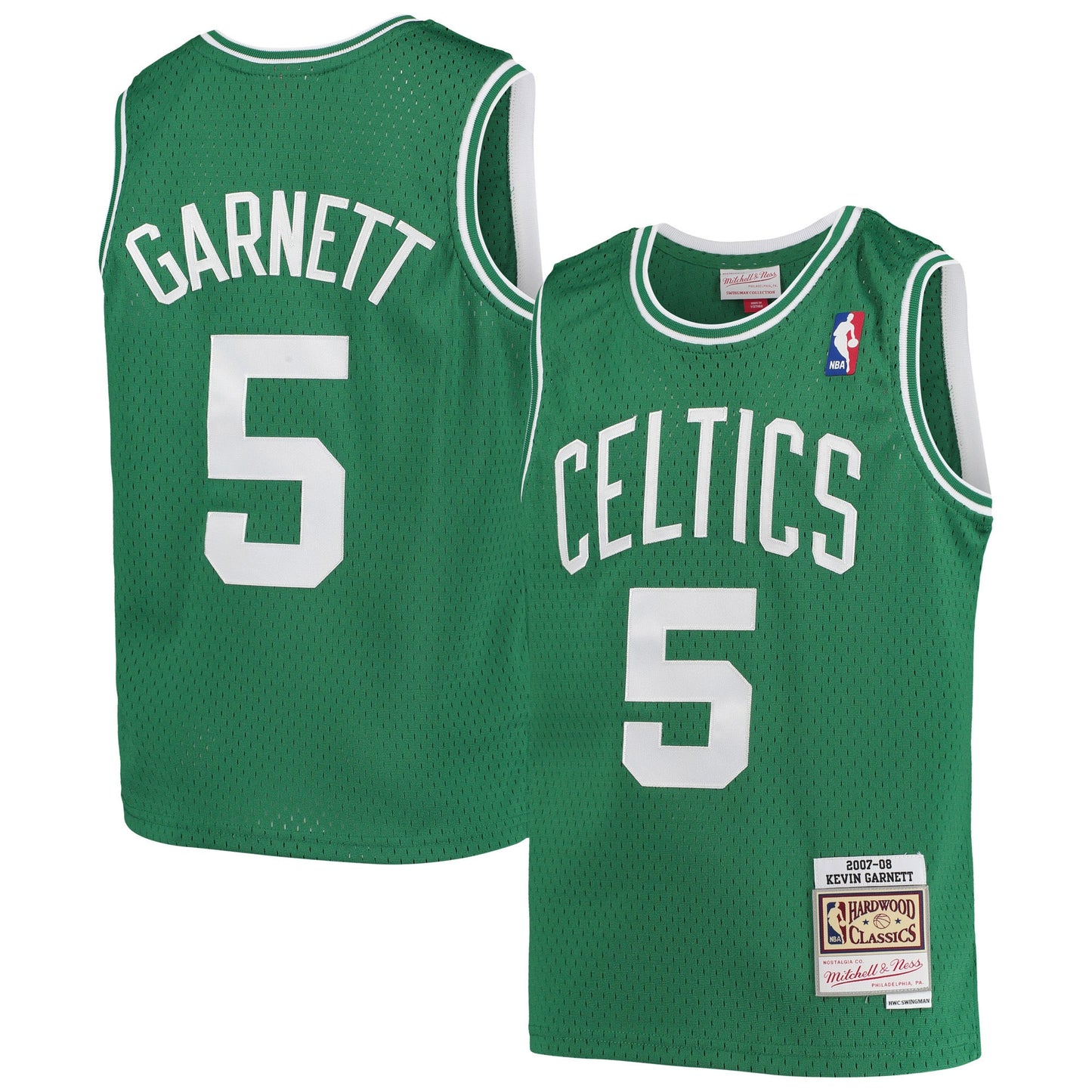 Kevin Garnett Boston Celtics Mitchell & Ness Youth 2005-06 Hardwood Classics Swingman Jersey - Kelly Green