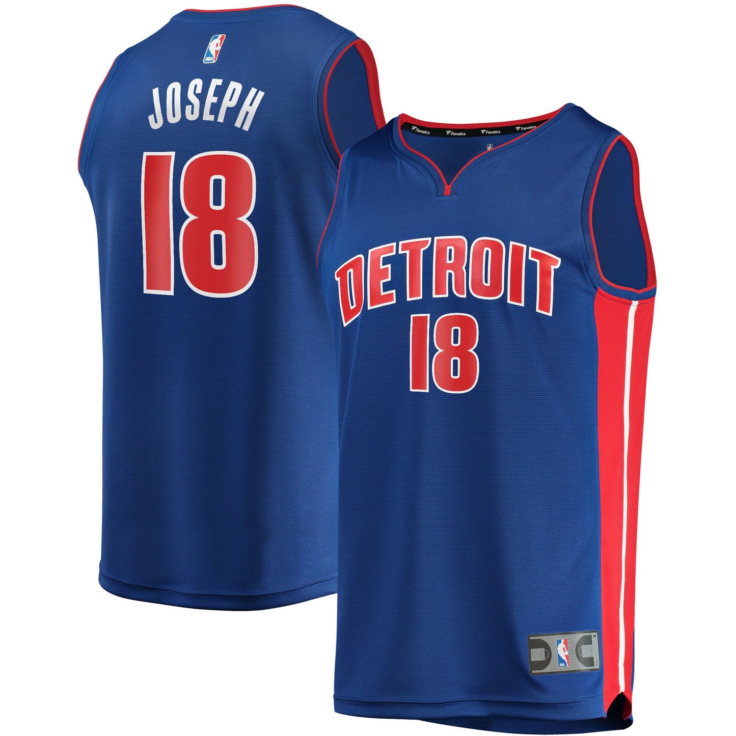 Cory Joseph Detroit Pistons Fanatics Branded 2021/22 Fast Break Replica Jersey - Icon Edition - Blue