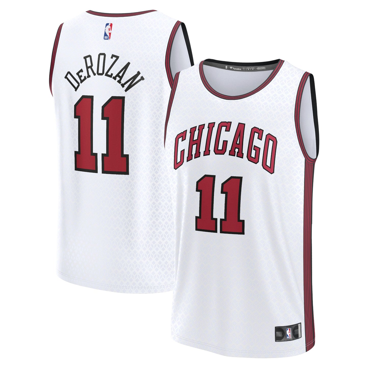 DeMar DeRozan Chicago Bulls Fanatics Branded 2022/23 Fastbreak Jersey - City Edition - White
