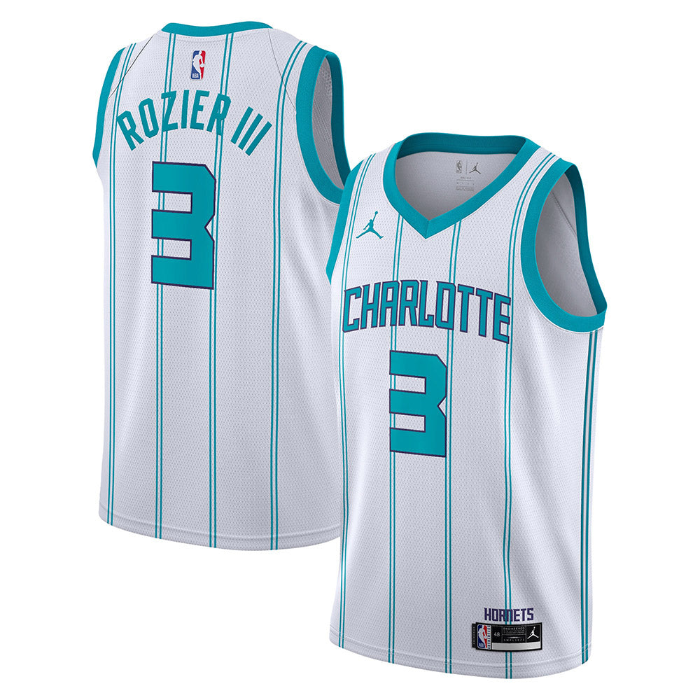 Youth Charlotte Hornets Terry Rozier Association Jersey - White