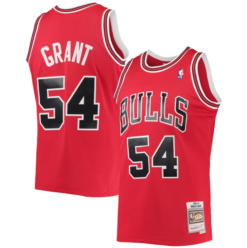 Mens Chicago Bulls Horace Grant Mitchell & Ness Red 1990-91 Hardwood Classics Swingman Jersey