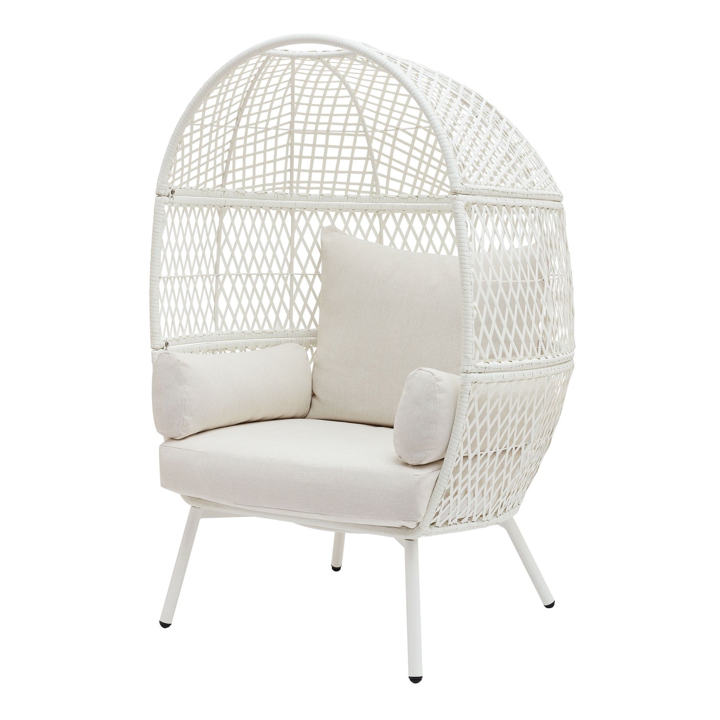 Better Homes & Gardens Ventura Boho Stationary Wicker Egg Chair
