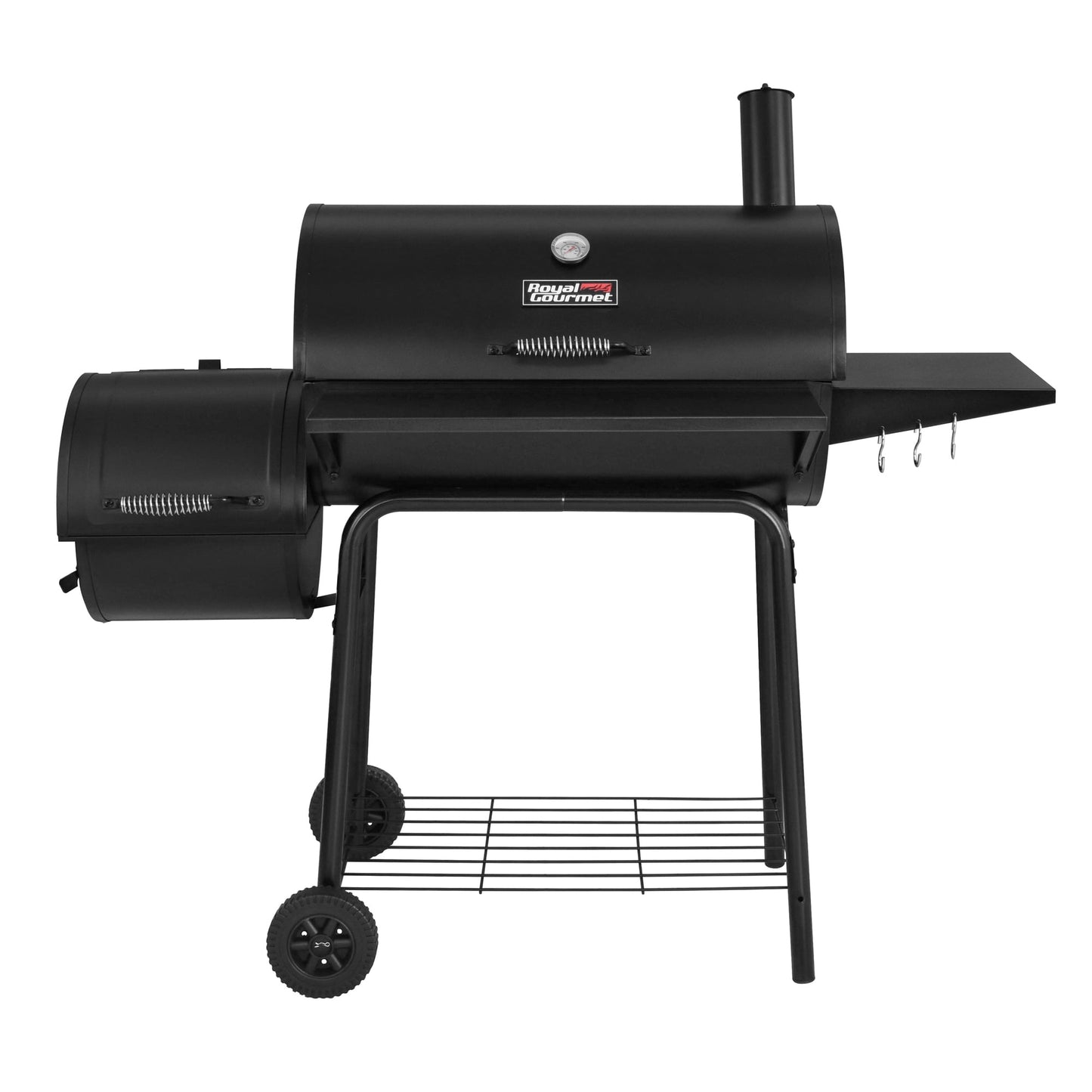 Royal Gourmet 30" CC1830S Charcoal Grill with Offset Smoker