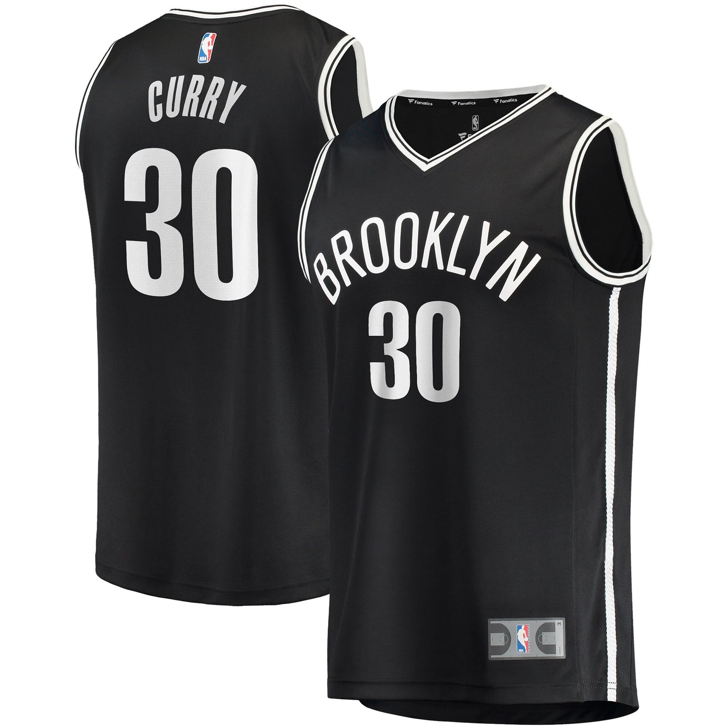 Seth Curry Brooklyn Nets Fanatics Branded Fast Break Replica Jersey - Icon Edition - Black
