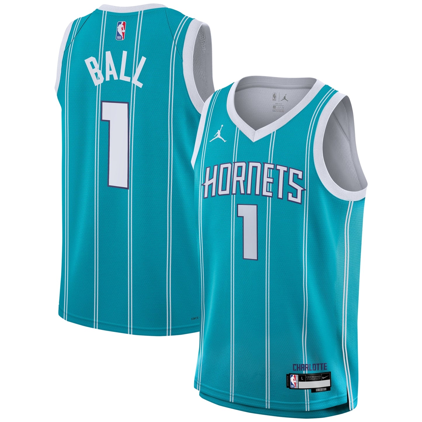 LaMelo Ball Charlotte Hornets Nike Youth Swingman Jersey - Icon Edition - Teal