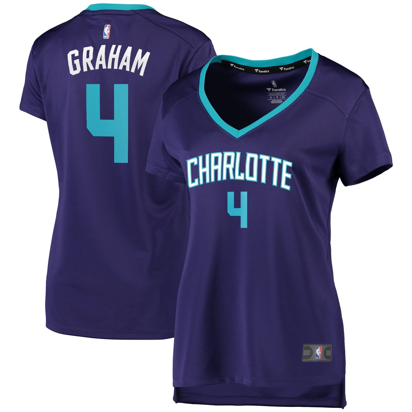 Devonte Graham Charlotte Hornets Fanatics Branded Women's Fast Break Replica Player Jersey - Statement Edition - Purple