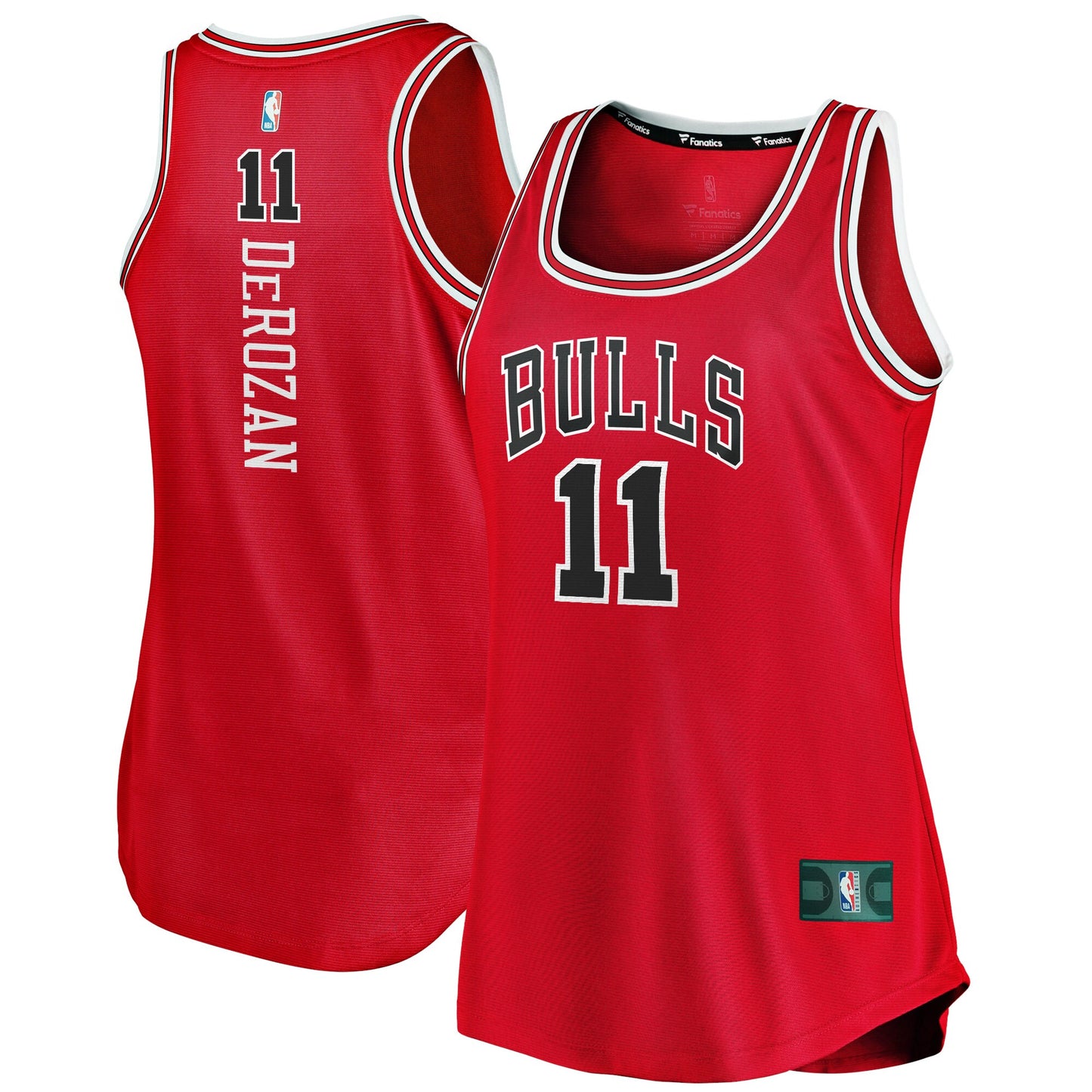 DeMar DeRozan Chicago Bulls Fanatics Branded Women's 2021/22 Fast Break Tank Jersey - Icon Edition - Red