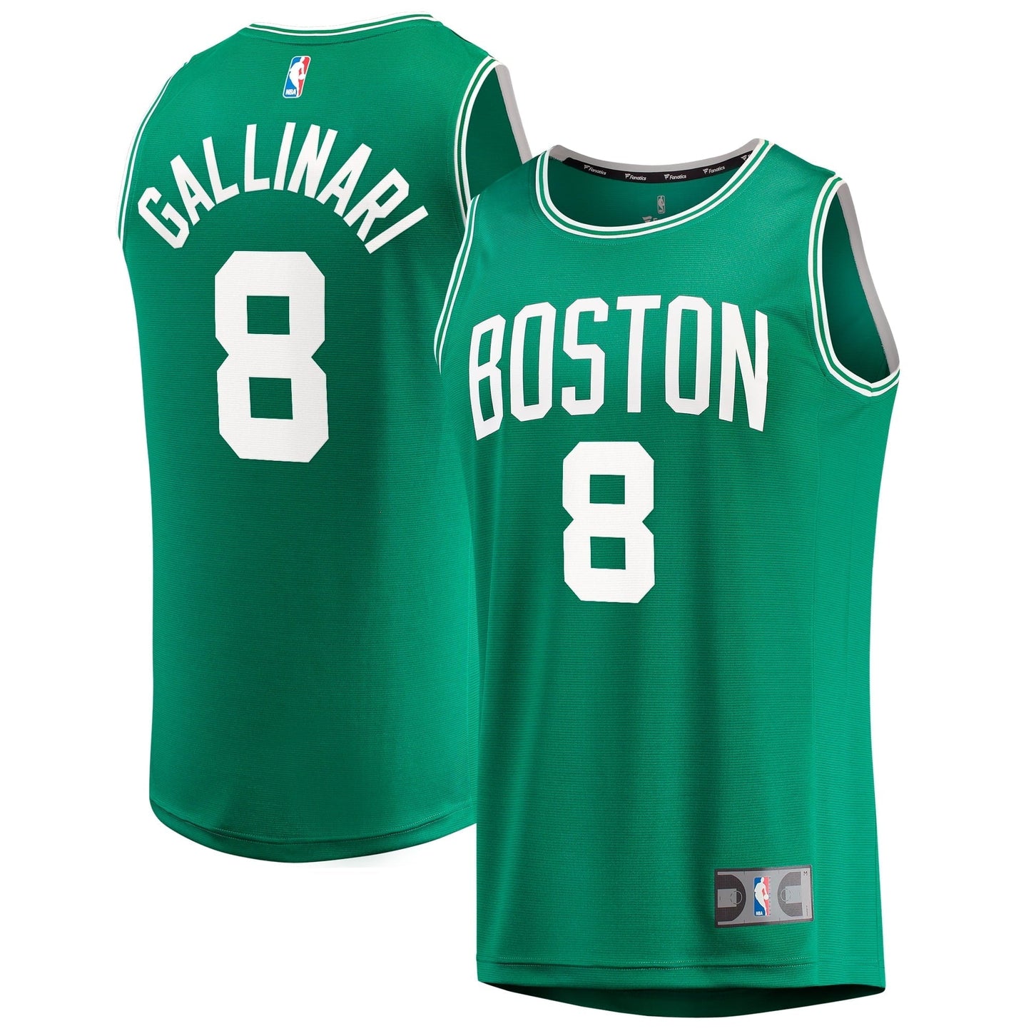 Men's Fanatics Branded Danilo Gallinari Kelly Green Boston Celtics Fast Break Replica Jersey - Icon Edition